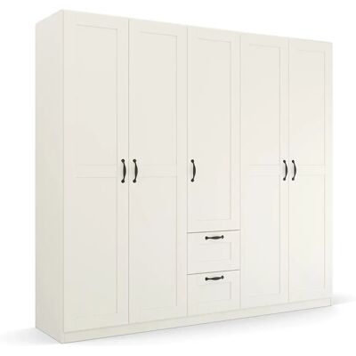Rauch Cottage by Quadra Spin Kleiderschrank - Massivholz, 5 Türen, 210x226 cm Rauch Cottage by Quadra Spin Kleiderschrank - Massivholz, 5 Türen, 210x226 cm