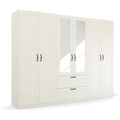 RAUCH Quadra Spin Drehtürenschrank - 6 Türen, 210cm H, Holzoptik RAUCH Quadra Spin Drehtürenschrank - 6 Türen, 210cm H, Holzoptik