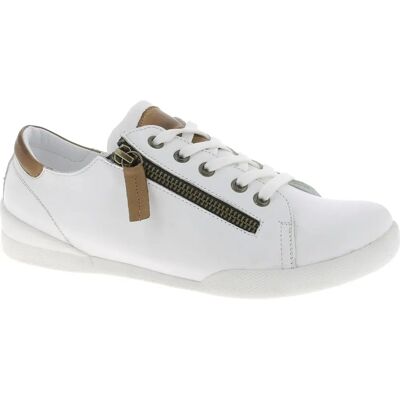 Andrea Conti Sportliche Schnürschuhe - Damen Weiß Gr. 36 EU Andrea Conti Sportliche Schnürschuhe - Damen Weiß Gr. 36 EU