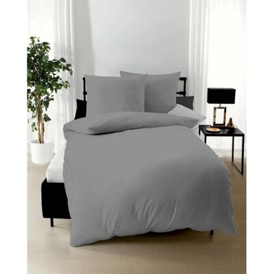 KAEPPEL - Uni - schiefergrau - 200x200 - Bedding set KAEPPEL - Uni - schiefergrau - 200x200 - Bedding set