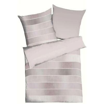 Kaeppel Timeless Baumwoll-Bettwäsche - Gestreift Rosa 155x220cm Kaeppel Timeless Baumwoll-Bettwäsche - Gestreift Rosa 155x220cm