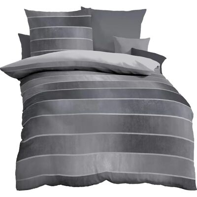 Kaeppel Timeless Bettwäsche - Mako-Satin, Zinn, 135x200/80x80 Kaeppel Timeless Bettwäsche - Mako-Satin, Zinn, 135x200/80x80