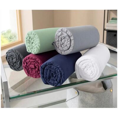 KAEPPEL Bordeaux Fitted Sheet - Bed Linen KAEPPEL Bordeaux Fitted Sheet - Bed Linen
