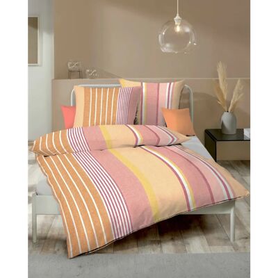 KAEPPEL - Dutch - apricot - striped - Bedding set KAEPPEL - Dutch - apricot - striped - Bedding set