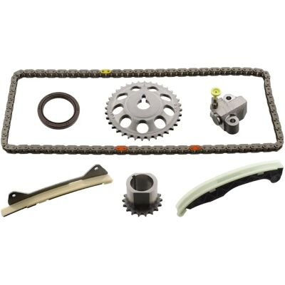 FEBI BILSTEIN Tidskjede kit for Toyota Citroën Peugeot Daihatsu - Simplex 124 lenker FEBI BILSTEIN Tidskjede kit for Toyota Citroën Peugeot Daihatsu - Simplex 124 lenker
