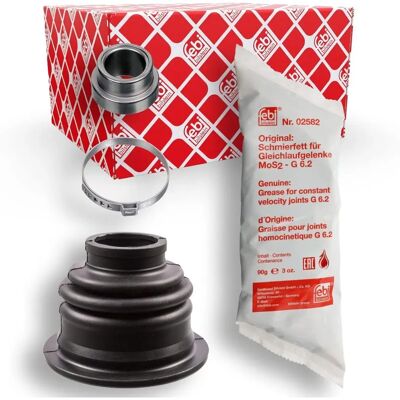 Bota de junta de cardán FEBI BILSTEIN - Eixo dianteiro esquerdo, 86mm, diâmetros 42/74mm Bota de junta de cardán FEBI BILSTEIN - Eixo dianteiro esquerdo, 86mm, diâmetros 42/74mm