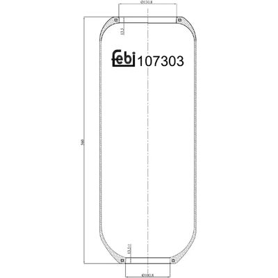 FEBI BILSTEIN 107303 Luftfjädring - Luftfjädring FEBI BILSTEIN 107303 Luftfjädring - Luftfjädring
