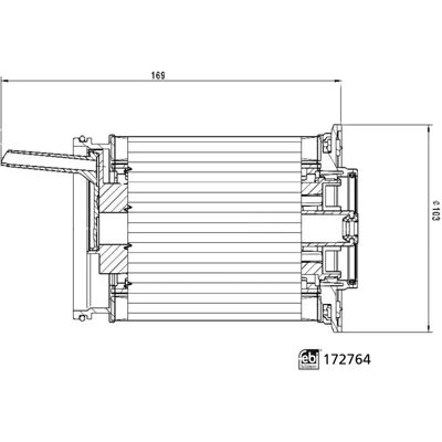 FEBI BILSTEIN Model 172764 Filtr Paliwa - Filtr paliwa FEBI BILSTEIN Model 172764 Filtr Paliwa - Filtr paliwa