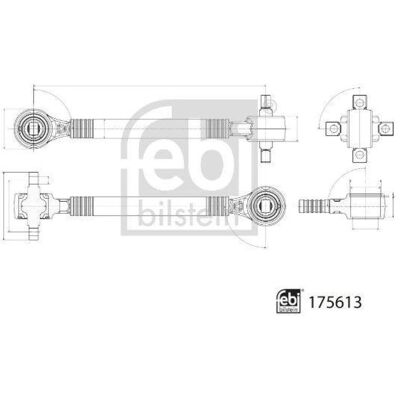 FEBI BILSTEIN 175613 Πιρούνι ανάρτησης πίσω άξονα - Ανάρτηση μέρος FEBI BILSTEIN 175613 Πιρούνι ανάρτησης πίσω άξονα - Ανάρτηση μέρος