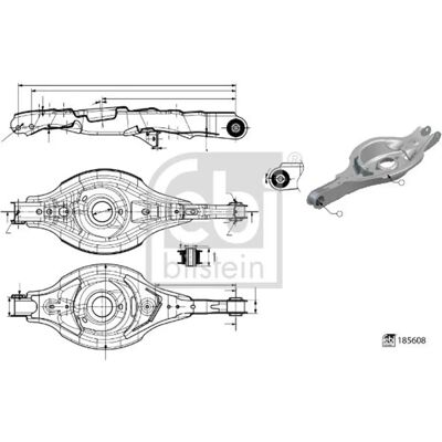 FEBI BILSTEIN 185608 Χάλυβας Πίσω Δεξί Άκρο Ανάρτησης - Ανταλλακτικό FEBI BILSTEIN 185608 Χάλυβας Πίσω Δεξί Άκρο Ανάρτησης - Ανταλλακτικό