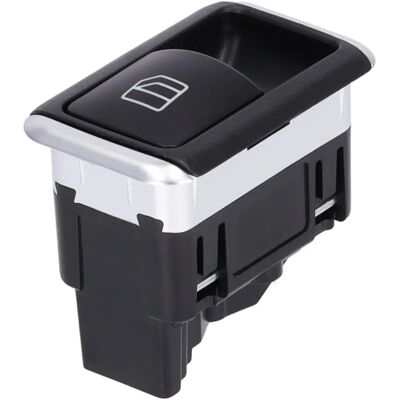 FEBI BILSTEIN 187813 Autoschalter - Chromierter Rand, Schwarz/Silber, für Mercedes-Benz und Tesla FEBI BILSTEIN 187813 Autoschalter - Chromierter Rand, Schwarz/Silber, für Mercedes-Benz und Tesla