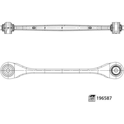 FEBI BILSTEIN 196587 Tukivarsi - Tuki osa FEBI BILSTEIN 196587 Tukivarsi - Tuki osa