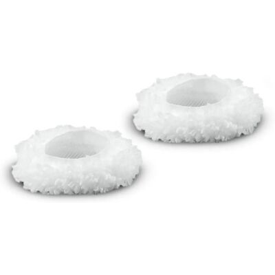 Housse en microfibre Kärcher pour grande brosse ronde - Blanc - Accessoire pour nettoyeur vapeur - Publicité Housse en microfibre Kärcher pour grande brosse ronde - Blanc - Accessoire pour nettoyeur vapeur - Publicité