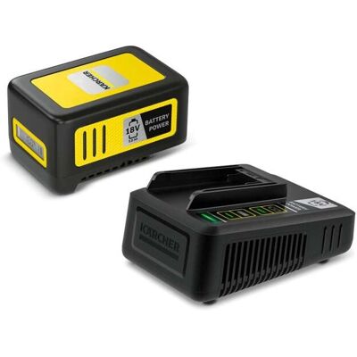 Kärcher 2.445-063.0 Akku-Ladegerät-Set - Akku und Ladegerät für 18 V, 50 Wh Kärcher 2.445-063.0 Akku-Ladegerät-Set - Akku und Ladegerät für 18 V, 50 Wh