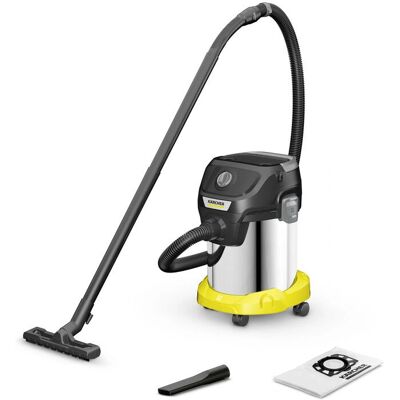 Aspirateur Kärcher KWD 3 S Sec et Humide 1000W 17L - Publicité Aspirateur Kärcher KWD 3 S Sec et Humide 1000W 17L - Publicité
