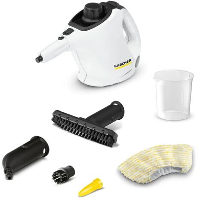 KARCHER SC 1 - Negro/Blanco - Limpiador a vapor de mano KARCHER SC 1 - Negro/Blanco - Limpiador a vapor de mano