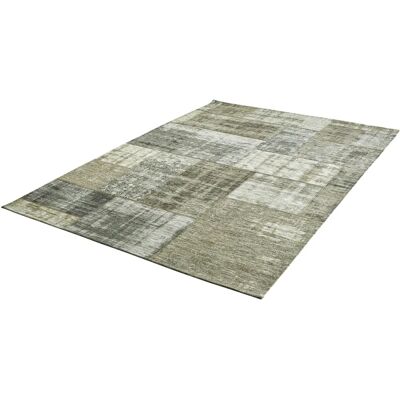 OBSESSION My Gent 751 Silber Patchwork-Teppich - Teppich OBSESSION My Gent 751 Silber Patchwork-Teppich - Teppich