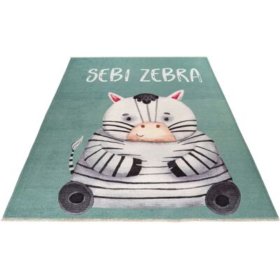 OBSESSION Moja Greta 614 Recylkowana Bawełna Zebra Dywan dla Dzieci OBSESSION Moja Greta 614 Recylkowana Bawełna Zebra Dywan dla Dzieci