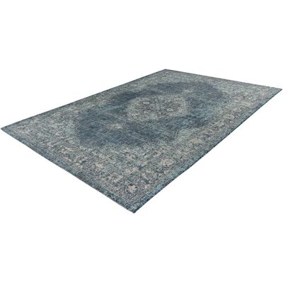 Obsession Nordic 875 Blau rechteckiger Teppich - Indoor/Outdoor Vintage-Design Obsession Nordic 875 Blau rechteckiger Teppich - Indoor/Outdoor Vintage-Design