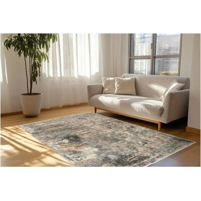 OBSESSION My Picasso 698 Blauer Moderner Abstrakter Teppich OBSESSION My Picasso 698 Blauer Moderner Abstrakter Teppich