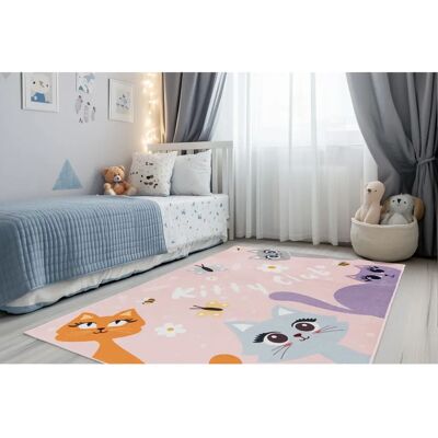 OBSESSION ML 104 - rosa - 115x160 cm - Katzenmotiv - Teppich OBSESSION ML 104 - rosa - 115x160 cm - Katzenmotiv - Teppich