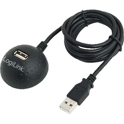 LogiLink CU0013B USB Kabel - 1,5m - RoHS - Schwarz LogiLink CU0013B USB Kabel - 1,5m - RoHS - Schwarz