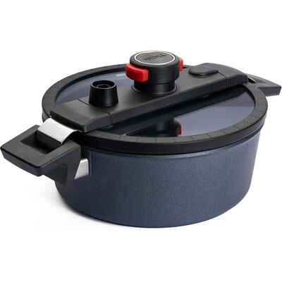 WOLL Active Lite Dampfgar-Kasserolle - 4/5.5L, Grau, Induktion WOLL Active Lite Dampfgar-Kasserolle - 4/5.5L, Grau, Induktion