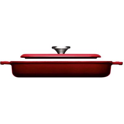 WOLL 628-2CI-010 Bratpfanne - Gusseisen, Rot, 28cm WOLL 628-2CI-010 Bratpfanne - Gusseisen, Rot, 28cm