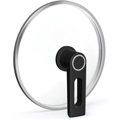 Coperchio in vetro Woll Smart - Universale, 28cm, Resistente al calore, Lavabile in lavastoviglie Coperchio in vetro Woll Smart - Universale, 28cm, Resistente al calore, Lavabile in lavastoviglie