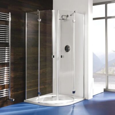 Breuer RD4 Runddusche - 90x90x195 cm, Radius 55 cm Breuer RD4 Runddusche - 90x90x195 cm, Radius 55 cm