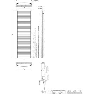 Sturotec Bath 1 E Elektrischer Badheizkörper - Badezimmerheizung Sturotec Bath 1 E Elektrischer Badheizkörper - Badezimmerheizung