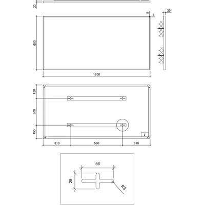 Sturotec - Bath 7 E - Aluminium - 800 W - Infrarot-Badheizkörper Sturotec - Bath 7 E - Aluminium - 800 W - Infrarot-Badheizkörper