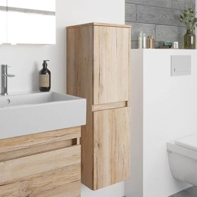 Megabad Seitenschrank mit 2 Türen - Softclose Scharniere Megabad Seitenschrank mit 2 Türen - Softclose Scharniere