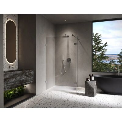 ALLUVION Imperium Walk-In Duschabtrennung - Rahmenlos, Maßgefertigt, 8mm Sicherheitsglas ALLUVION Imperium Walk-In Duschabtrennung - Rahmenlos, Maßgefertigt, 8mm Sicherheitsglas