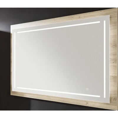 Puris c!puro Wandspiegel - 120x74cm mit 4 LED-Streifen Puris c!puro Wandspiegel - 120x74cm mit 4 LED-Streifen