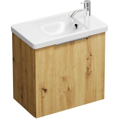 burgbad Eqio Waschtisch - Keramik-Waschtisch - 53cm - Griff G0146 burgbad Eqio Waschtisch - Keramik-Waschtisch - 53cm - Griff G0146