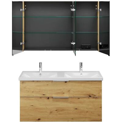 burgbad - Eqio - Keramik-Doppelwaschtisch - 123cm - Badezimmer Möbelkombination burgbad - Eqio - Keramik-Doppelwaschtisch - 123cm - Badezimmer Möbelkombination