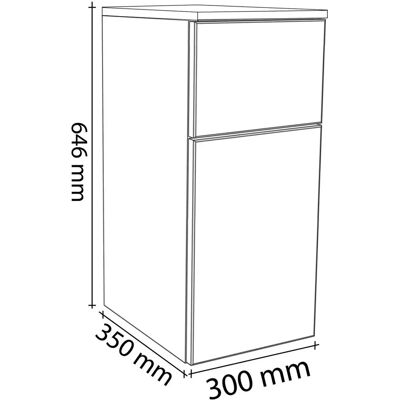 Kronenbach Cube Highboard HB6430AT35R069180997 - Highboard Kronenbach Cube Highboard HB6430AT35R069180997 - Highboard