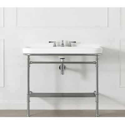 Victoria & Albert Metallo 100 Waschtisch - Modernes Design mit 2 Füßen Victoria & Albert Metallo 100 Waschtisch - Modernes Design mit 2 Füßen