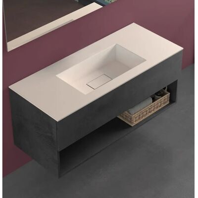 Alape Evo 54 Lago Uno - Weiß, 120cm, Softclose - Badezimmerunterschrank Alape Evo 54 Lago Uno - Weiß, 120cm, Softclose - Badezimmerunterschrank