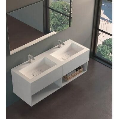 HSK Evo 54 Lago Uno Doppel-Waschtisch mit Unterschrank HSK Evo 54 Lago Uno Doppel-Waschtisch mit Unterschrank