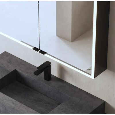 ALLUVION - Pluto - 140 cm - Spiegelschrank ALLUVION - Pluto - 140 cm - Spiegelschrank