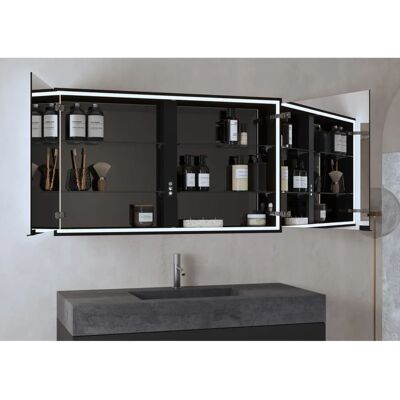 ALLUVION - Pluto Spiegelschrank 120 cm - Unterputz - 2-türig - Mirror Cabinet ALLUVION - Pluto Spiegelschrank 120 cm - Unterputz - 2-türig - Mirror Cabinet