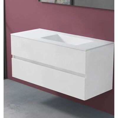Alape Evo 54 Lago Waschtisch - 120cm Weiß, Ohne Hahnloch Alape Evo 54 Lago Waschtisch - 120cm Weiß, Ohne Hahnloch