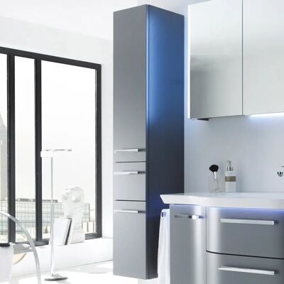 Pelipal Contea Hochschrank - Chrom B2 - Wäschekorb - Sanftclose Pelipal Contea Hochschrank - Chrom B2 - Wäschekorb - Sanftclose