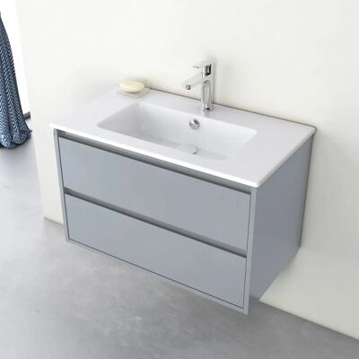 Megabad Profi Collection Loft Waschtisch mit Unterschrank 80 cm, 2 Auszüge - Waschtisch mit Unterschrank Megabad Profi Collection Loft Waschtisch mit Unterschrank 80 cm, 2 Auszüge - Waschtisch mit Unterschrank