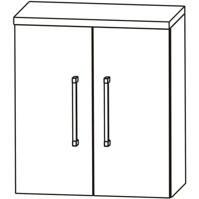 Puris b Helle Oberschrank - 2 Türen Puris b Helle Oberschrank - 2 Türen