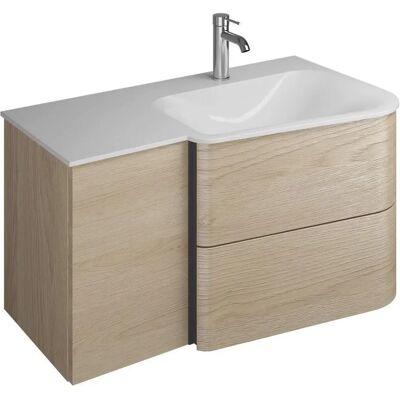 burgbad Badu Mineralguss-Waschtisch - 92cm mit Unterschrank & Ablage burgbad Badu Mineralguss-Waschtisch - 92cm mit Unterschrank & Ablage