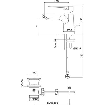 Kronenbach - Radia 3.0 - Einhebel - Waschbecken - Faucet Kronenbach - Radia 3.0 - Einhebel - Waschbecken - Faucet