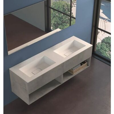 Alape Evo 54 Lago Uno - Wasserabweisender 160cm Waschtisch Alape Evo 54 Lago Uno - Wasserabweisender 160cm Waschtisch